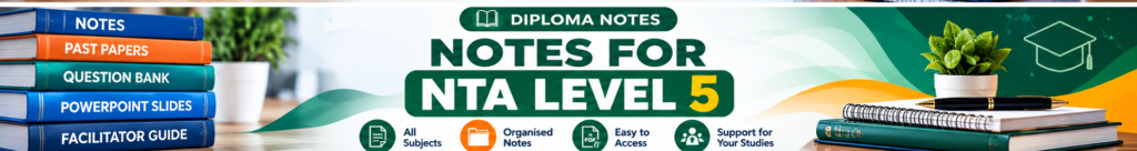 NTA Level 5 diploma health course notes